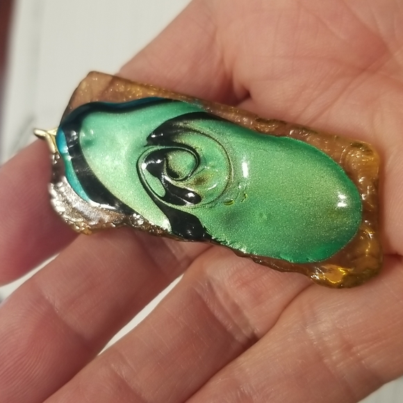 Beach glass pendant - Picture 4 of 4